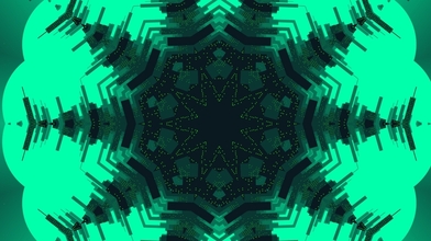 Illustration abstract kaleidoscope