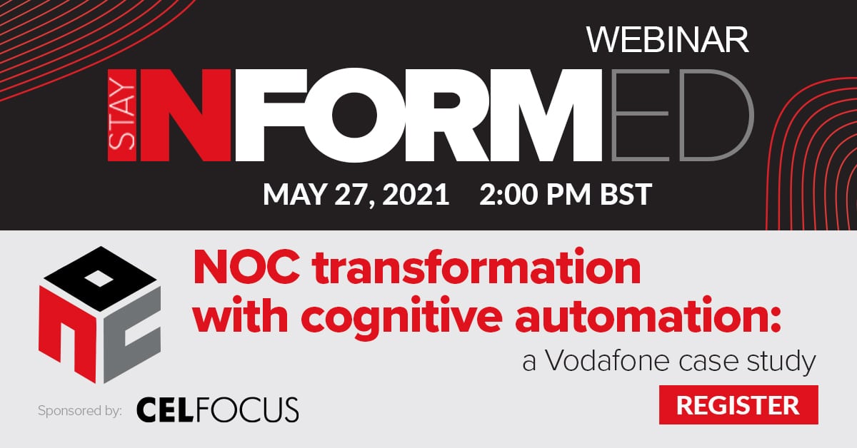 Webinar: NOC transformation with cognitive automation: A Vodafone case study