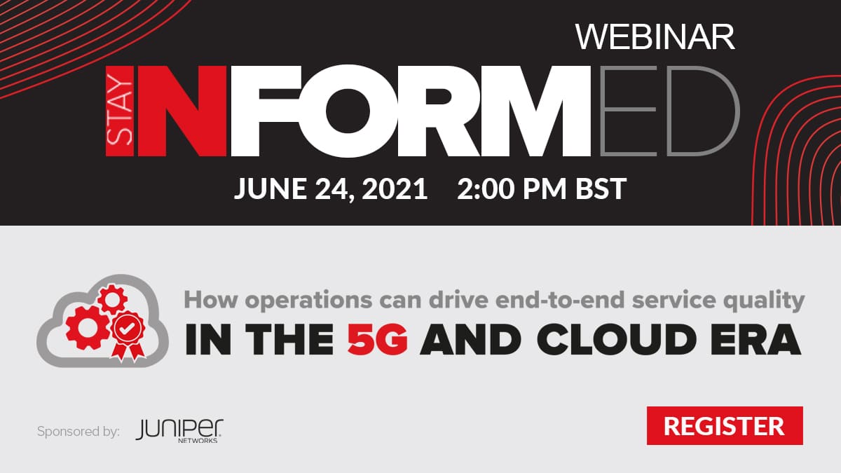 Webinar: How operations can drive end-to-end service quality in the 5G and cloud era