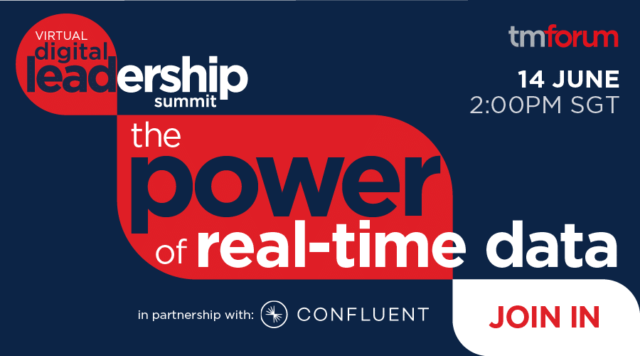 Digital Leadership Summit: Real-time data: A paradigm shift for innovation – Data in motion in telecoms Industry in partnership with Confluent