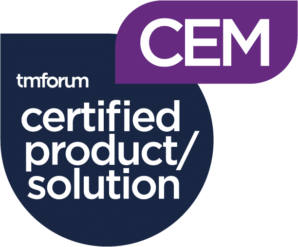 TM Forum CEM Certified Product/Solution badge
