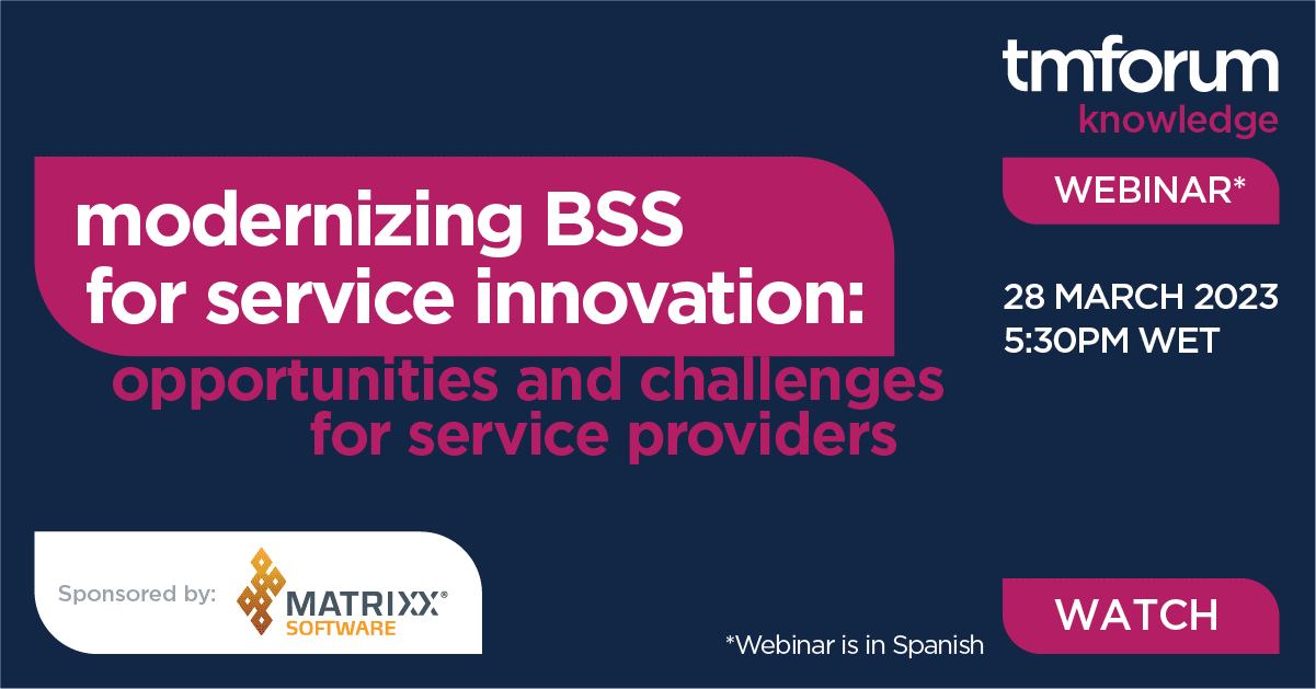 Modernizing BSS for service innovation