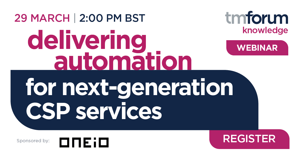 Delivering automation for next-generation CSP services