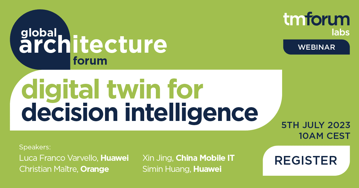 Global Architecture Forum – Digital Twin for Decision Intelligence DT4DI