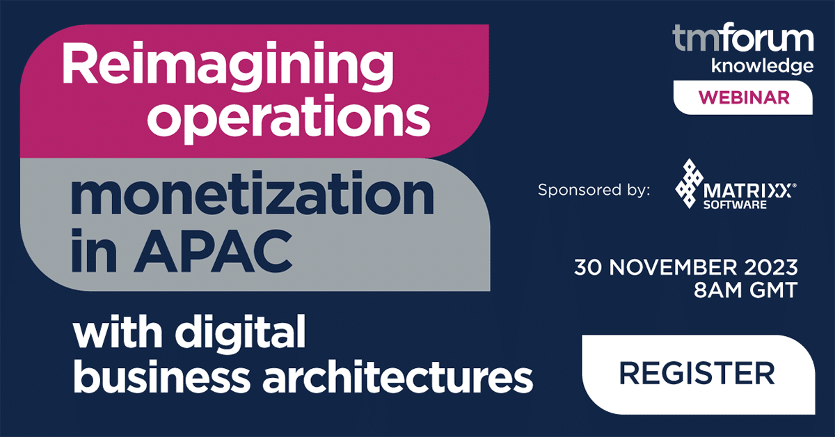 Reimagining operations monetization in APAC with digital business architectures