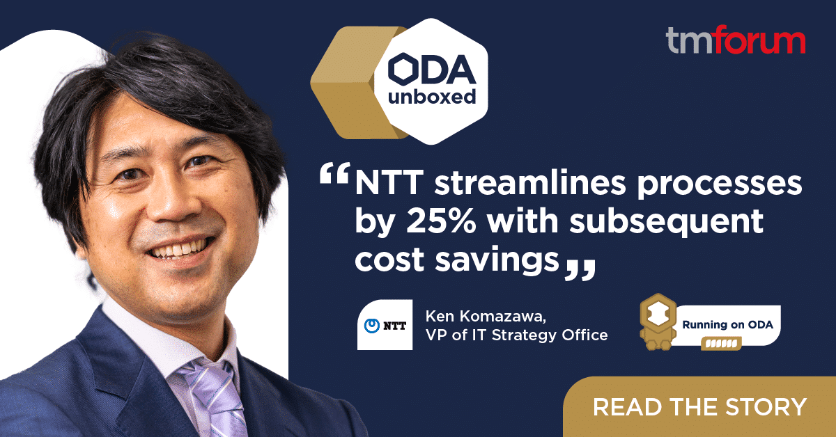 Communication Service Providers running on the Open Digital Architecture (ODA)